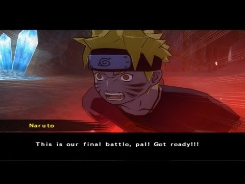 (PCSX2) Naruto Shippuden Ultimate Ninja 4 Walkthrough Part 6 Black Shadow Boss Battle ( Arc Ending)