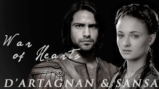 d'artganan/sansa; war of hearts