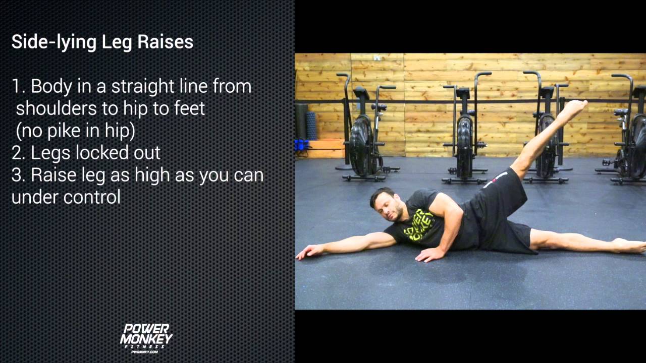 Monkey-Method: Side-lying Leg Raises