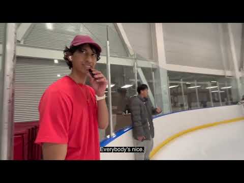 Freestyle ice skating session