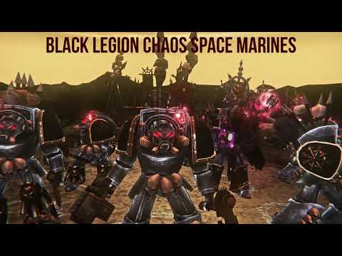 Eternal Hatred: Black Legion Chaos space marines Warhammer40k dawn of war soulstorm