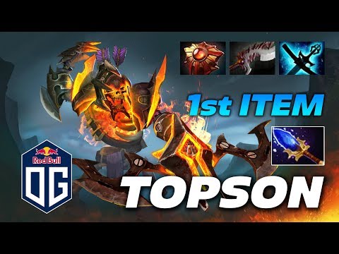 TOPSON CLINKZ 1st ITEM Aghanim's - Dota 2 Pro Gameplay