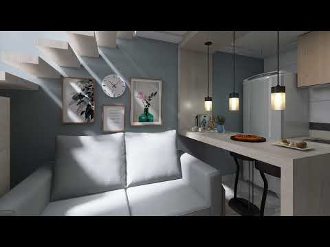 KITNET COM MEZANINO  |  LOFT DE 17 m² | Tiny house moderna