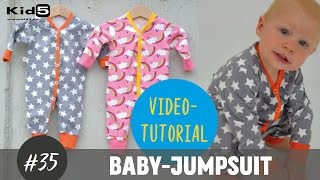 "Baby-Jumpsuit/ Einteiler" ganz einfach selber Nähen DIY-Näh-Tutorial
