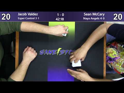 Jacob Valdez (Esper Control) vs Sean McCary (Naya Angels) - Friday Night Standard 4/5/19