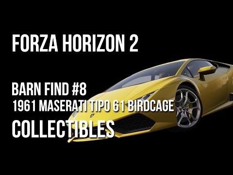 Forza Horizon 2 Barn Find #8 Location Guide - 1961 Maserati Tipo 61 Birdcage