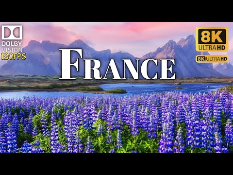 FRANCE IN 8K ULTRA HD || FRANCE CITY DRONE VIEWS DOLBY (120FPS)