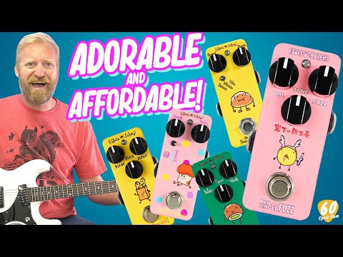ADORABLE AFFORD-A-BOARD! - Pedals from Effects Bakery - Fuzz, UNIVIBE?, Reverb, Delay & Trem *cute!*