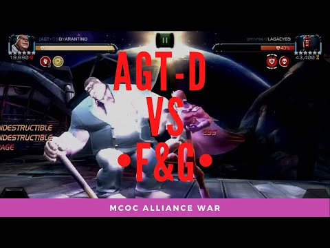 AGT-D vs F&G AW #MCOC Path 9-9