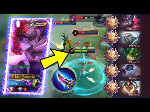 TOP 1 SUPREME CHOU DESTROYED GLORY TEAM IN MCL | PERFECT GAMEPLAY 2021 TOP GLOBAL CHOU By Kozy