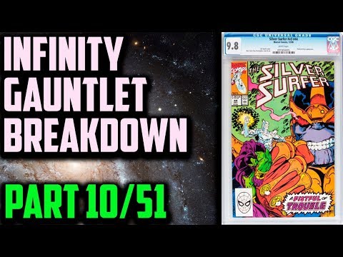 SERIOUS GEEKS ONLY - Infinity Gauntlet, The Complete Saga 10/51 - Silver Surfer #44