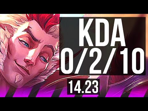 RAKAN & Zeri vs MAOKAI & Caitlyn (SUP) | KR Challenger | 14.23