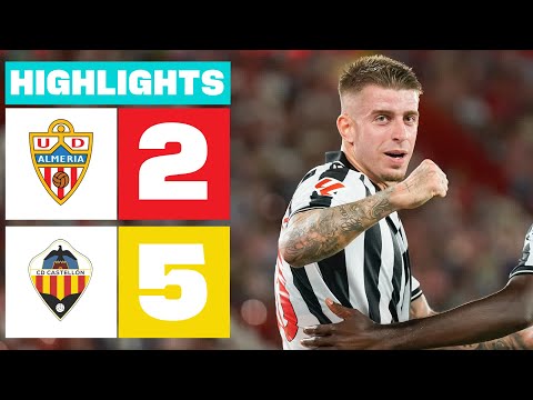 UD ALMERÍA 2 - 5 CD CASTELLÓN | HIGHLIGHTS LALIGA HYPERMOTION