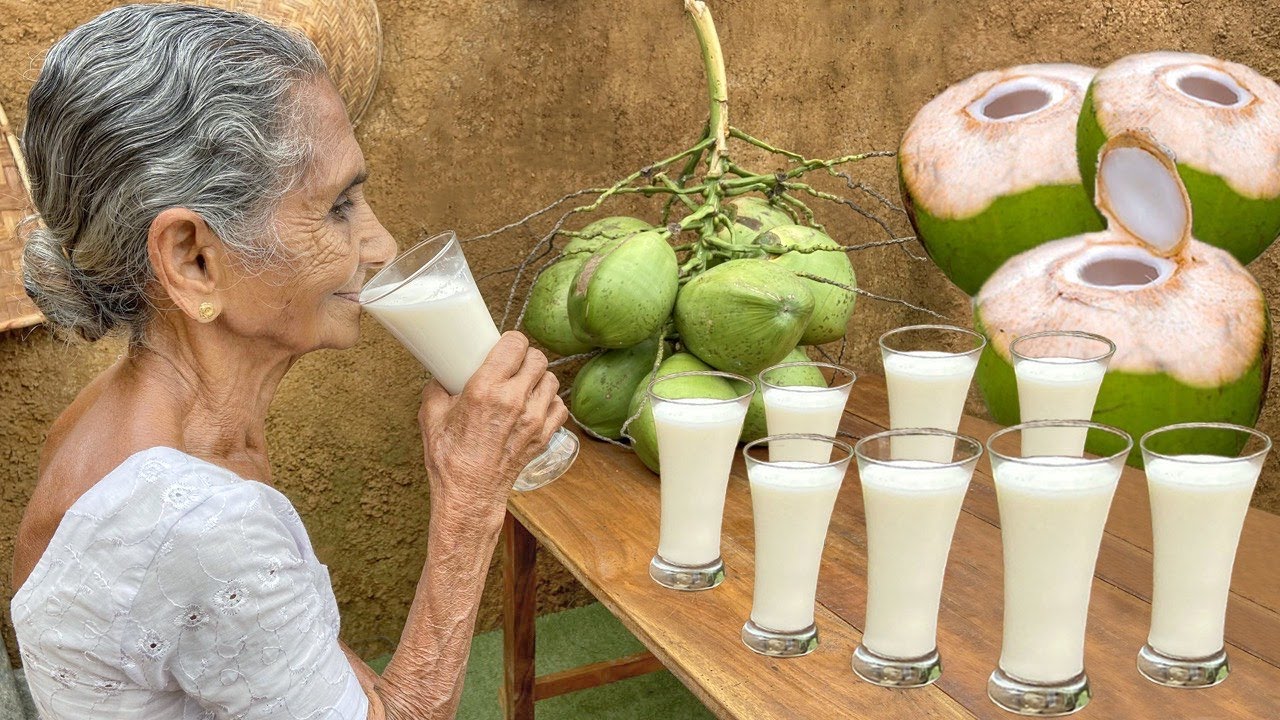 Young Coconut Fresh Milk Smoothie