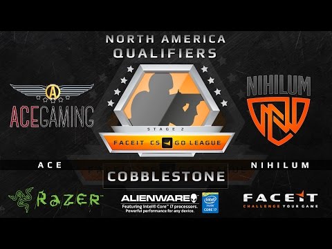 ACE vs Nihilum - Map 3 - Cobblestone (FACEIT League 2015 Stage 2 NA Qualifier)