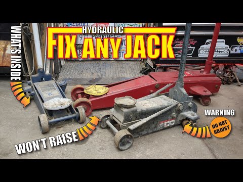 Hydraulic Floor Jack COMPLETE Rebuild & How they WORK