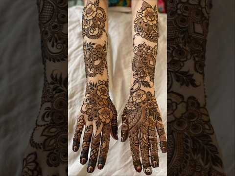 beautiful bridal mehndi design✨🦋✨#trending #henna #mehndidesign #ytshorts #shortviral #mucis #love