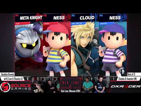 Red Line Ultimate 104 - Doubles Grand Finals - eLH | Lion & Chucky vs Cheeks & Awestin