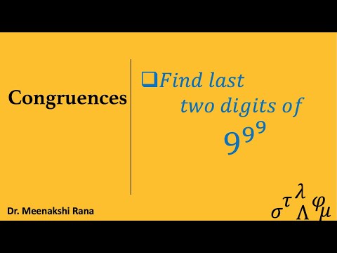 Congruences | An Interesting Example