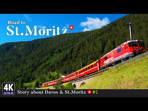 Davos & St.Moritz 🇨🇭 Ep#2 - Engadin Road Trip from Susch to St.Moritz Graubünden Grisons Switzerland