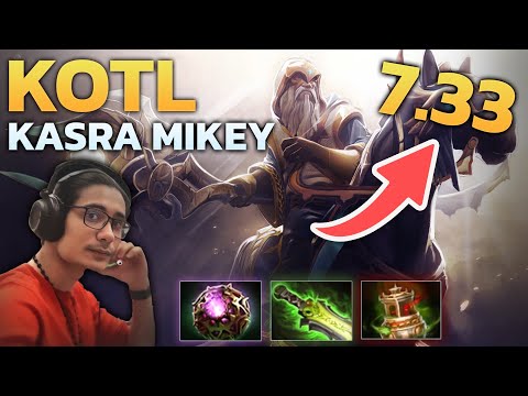 Amazing KOTL Gameplay By Kasra Mikey  -  Dota 2 New Patch 7.33 b - Top Ranked Iranian Player !!