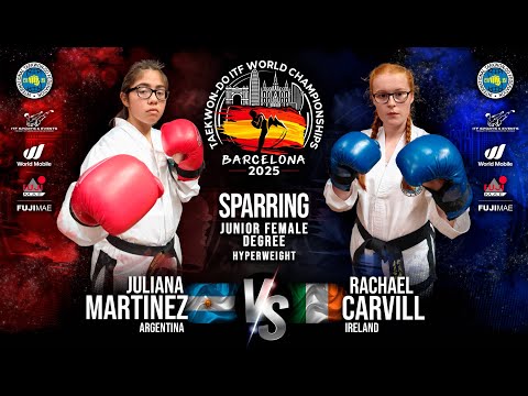 Tv Finals WC Barcelona 2025 - Junior Female Degree Sparring Hyperweight (ENG)