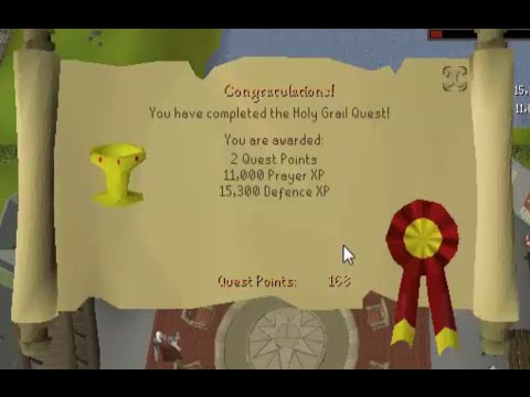 Old School Runescape 2020 Holy Grail Quest Guide.