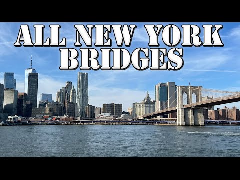 Driving ALL New York City Bridges and Tunnels - 4K Compilation Drive
