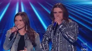 Megan Danielle and Colin Stough Perform &quot;Dive&quot; by Ed Sheeran American Idol TOP-8 - Judges Comments