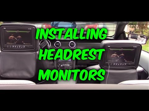 YouTube video about: How to connect headrest monitors to in dash?