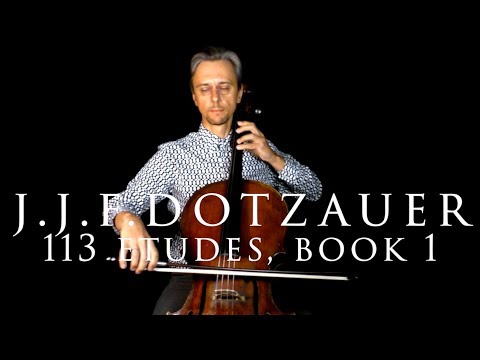 Dotzauer Cello Etude no.1 Book 1 | Cello Exercises for Beginners