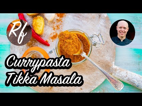 Tikka Masala currypasta är en kryddblandning med färsk ingefära, vitlök, chili, gurkmeja, koriander, spiskummin och kardemumma med mera.>