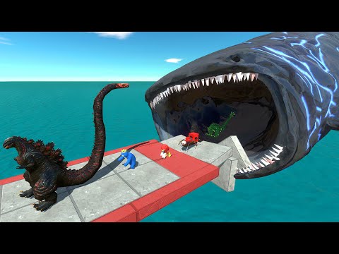 Bloop Challenge - Run Away From The Bloop + Fire Ball - Animal Revolt Battle Simulator