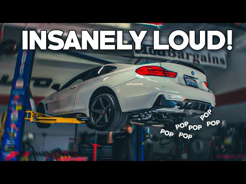 BMW 435i Catless Downpipe An Muffler Delete Vlog