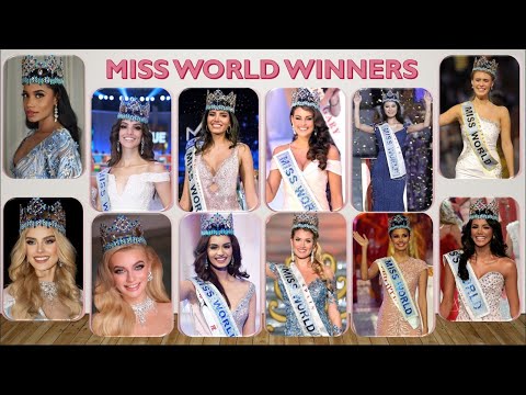ALL Miss World Crowning Winners (1981-2023)