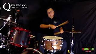 Video thumbnail for Q DRUM CO  7 X 14 GENTLEMEN'S SERIES COPPER SNARE DRUM @drumtechcenterthailand by DRMTECHCENTER THAILAND