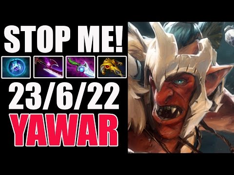 STOP ME! - YawaR 8.2k MMR Plays A MAD Troll Warlord ft. BuLba & Suma1L In RANKED - Dota 2