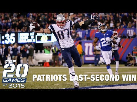 #13: Patriots vs. Giants (Week 10) | Top 20 Games of 2015 | NFL