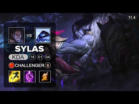 Sylas Mid vs Xerath - CN Challenger Patch 11.4