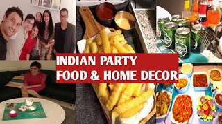 Indian Dinner party at home / How I organize my home 2018 / party food preparation/ living room tour