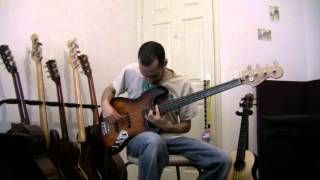 Video thumbnail for Squier Vintage Modified Jazz Bass Fretless - Etude for Fretless Bass by Idogo Music