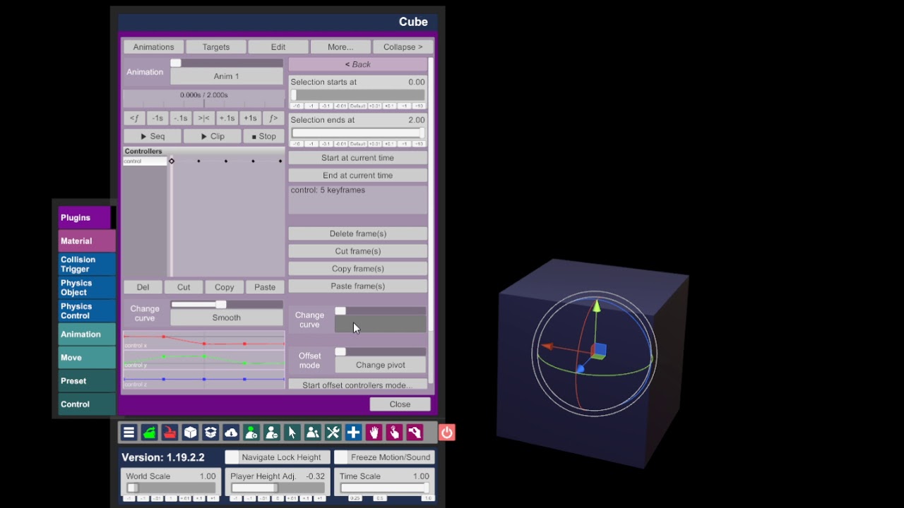 Timeline 3 tutorial, part 10: Curve types and bulk