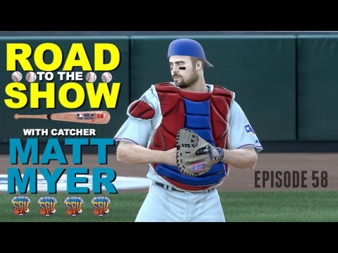 MLB 14 The Show (PS4): Matt Myer (Catcher) Road To The Show - EP58