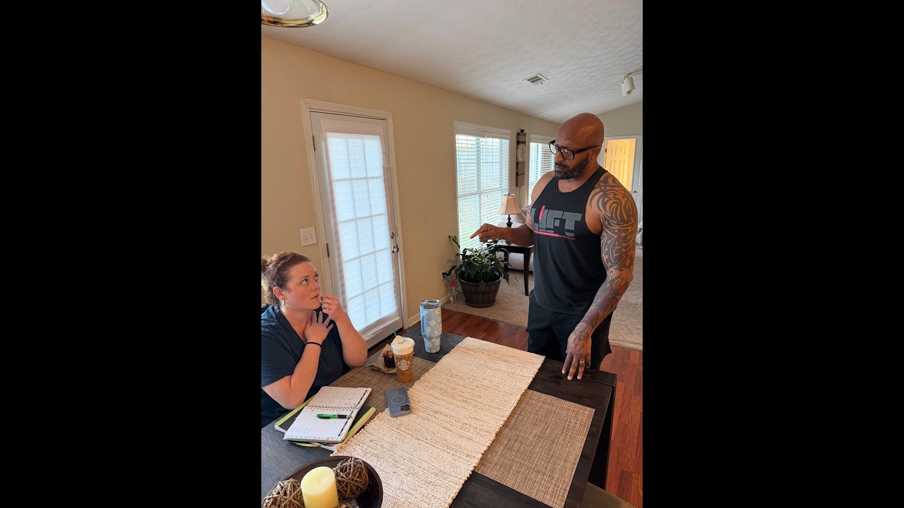 Larry tells Bethany to get her Dad over so that he can have words with him!