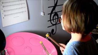 Video thumbnail for Jumbie Jam Steel Drum - Ella (7 Years old) playing Marianne by CG GG