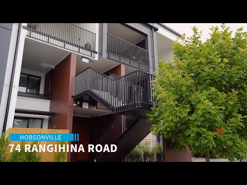 74 Rangihina Road, Hobsonville, Auckland, 2 bedrooms, 1浴, Townhouse