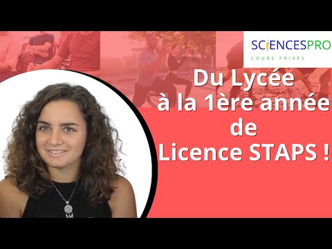 Interview de Anicée qui raconte son parcours vers la première année de licence #orientation #staps