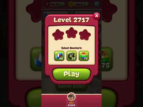 Toon Blast Level 2717 - No Bonuses