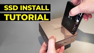 How to add an SSD to your Mini PC | Geekom A5 Upgrade Tutorial!