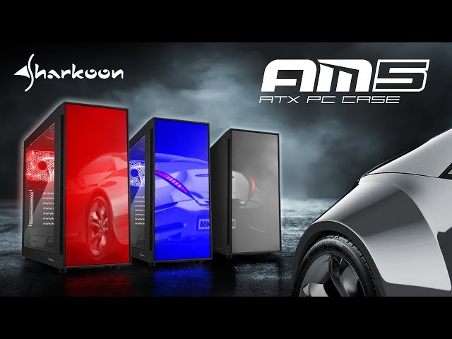 Video teaser for Sharkoon AM5 ATX Case Series [de]